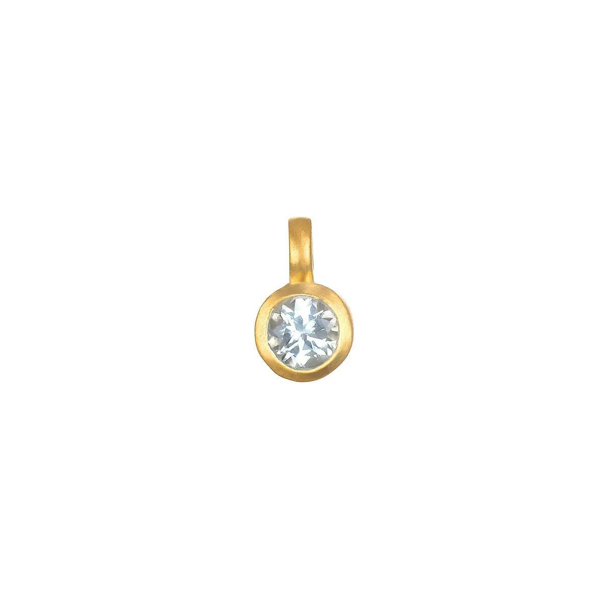 Gold Circle DIY Charm Necklace — Interchangeable Pendants | Original Design