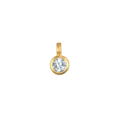 Gold Circle DIY Charm Necklace — Interchangeable Pendants | Original Design