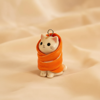 橙色围巾猫咪产品图 4