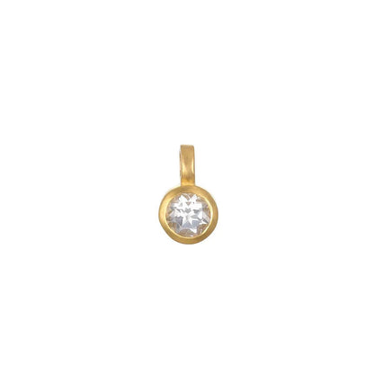 Gold Circle DIY Charm Necklace — Interchangeable Pendants | Original Design