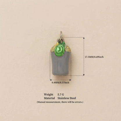 Handmade Clay Enamel Charms | DIY Hair Pin & Jewelry Making Pendants | Original Design