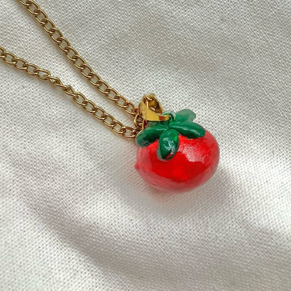 Handmade Clay Charm Pendant – Original Design DIY Jewelry