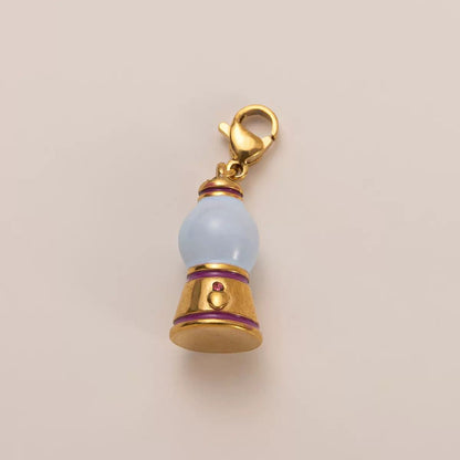 Magic Gumball Machine 3D Charm Pendant | Gold & Silver | DIY Bag Charm & Jewelry Making Supplies