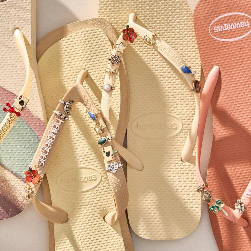 Mosswick | Flip Flop DIY Charms — Summer Beach Enamel & Metal Sandal Decorations