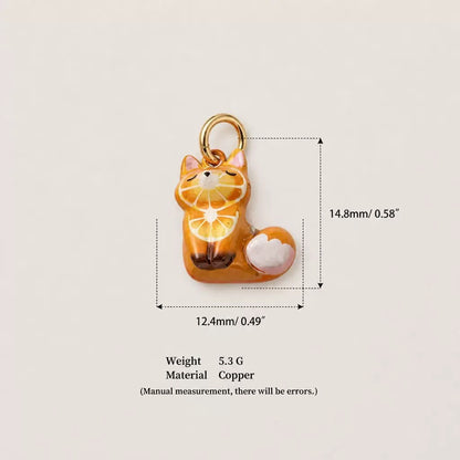 Cute Animal Fruit Resin Charms | DIY Necklace Bracelet Pendant | 12 Designs