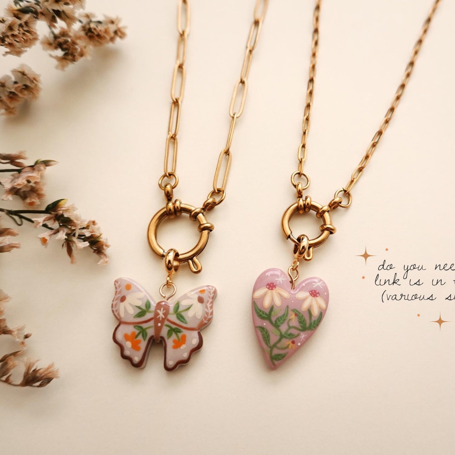 Hand-Painted Enamel Charm – DIY Jewelry Pendant (13 Styles)