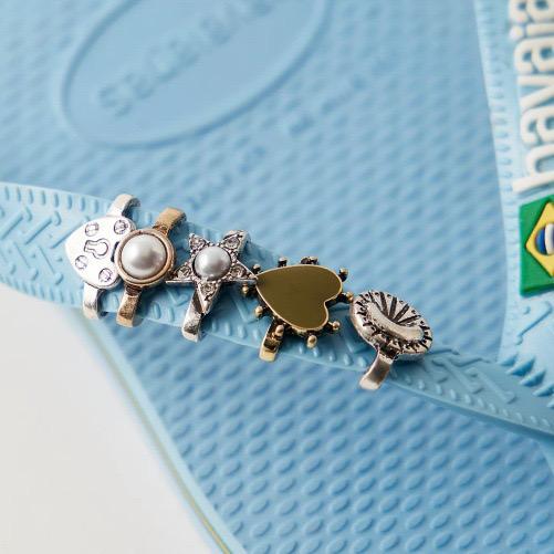 Mosswick | Flip Flop DIY Charms — Summer Beach Enamel & Metal Sandal Decorations