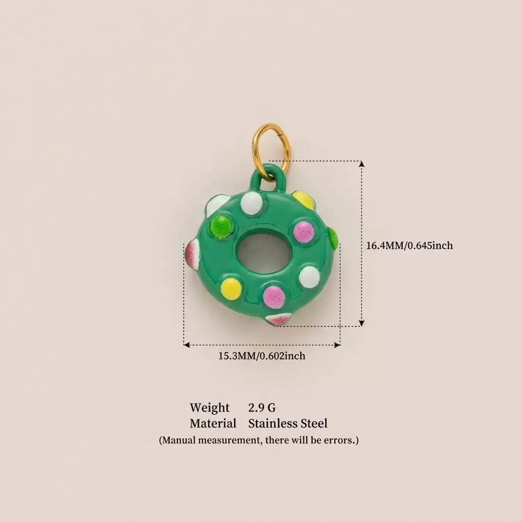 Handmade Clay Enamel Charms | DIY Hair Pin & Jewelry Making Pendants | Original Design