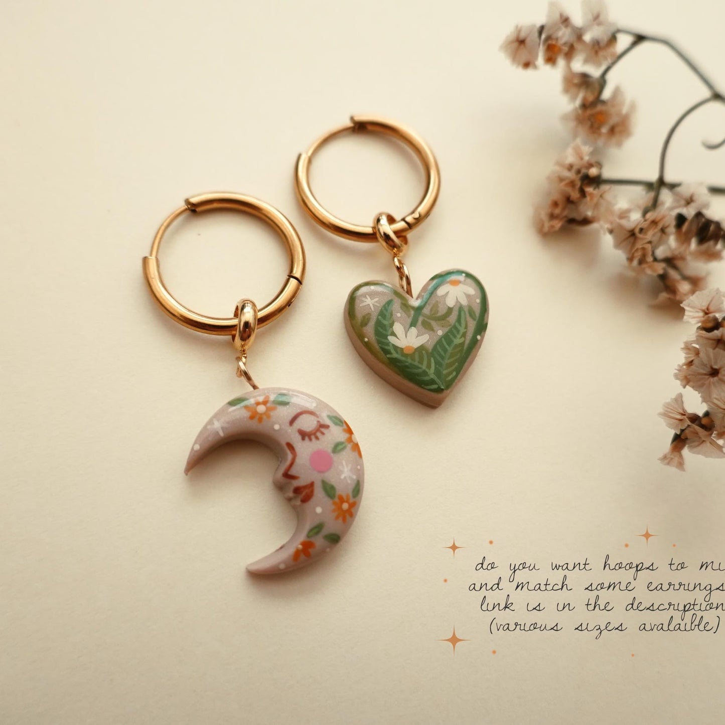 Hand-Painted Enamel Charm – DIY Jewelry Pendant (13 Styles)