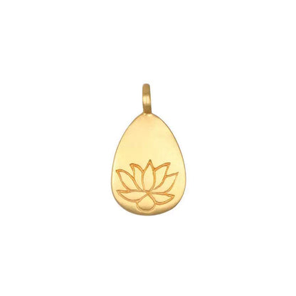 Gold Circle DIY Charm Necklace — Interchangeable Pendants | Original Design