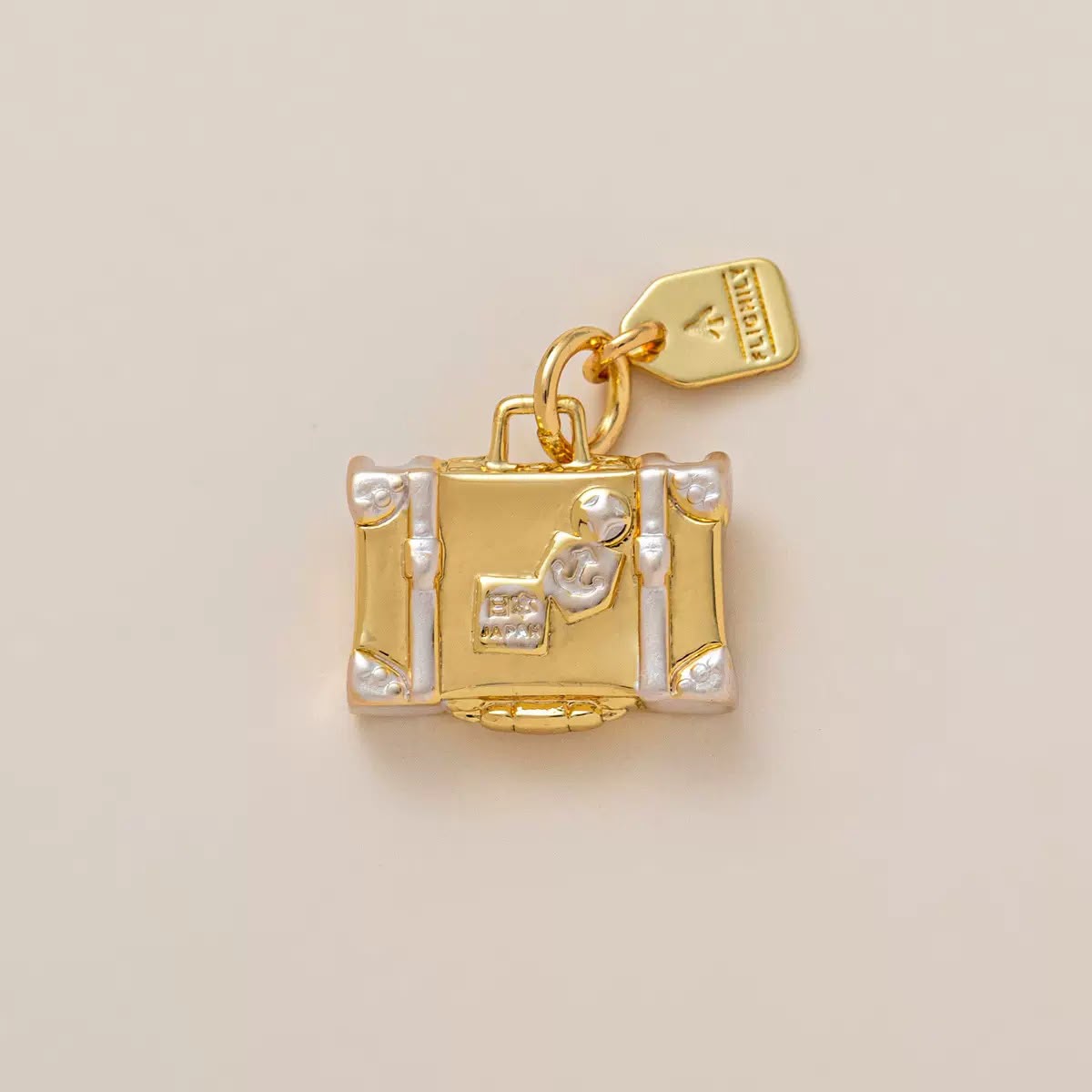 3D Gold Travel Charm | 9 City Memory Designs | DIY Mix & Match Necklace
