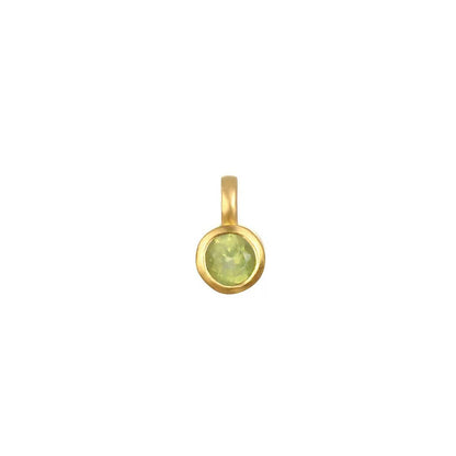 Gold Circle DIY Charm Necklace — Interchangeable Pendants | Original Design