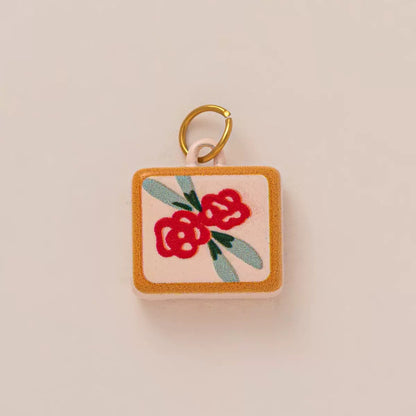 19 Illustrated Enamel Charm Pendants | Mushroom Strawberry Sardine Sun | DIY Jewellery Making Supplies