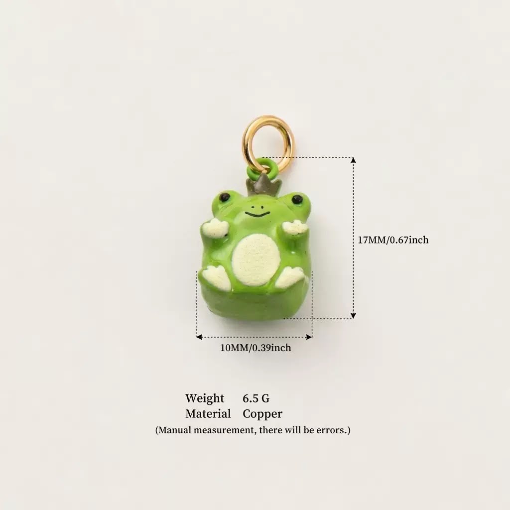 Cute 3D Animal Enamel Charm Pendant | Fox Panda Penguin Koala | DIY Jewelry & Bag Charm Making