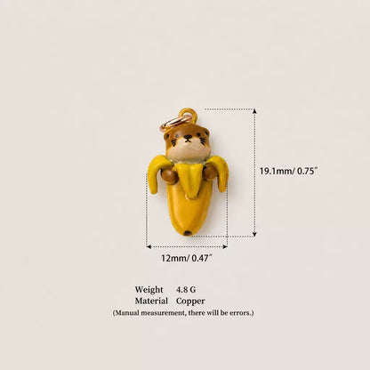 Cute Animal Fruit Resin Charms | DIY Necklace Bracelet Pendant | 12 Designs