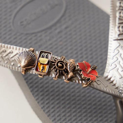 Mosswick | Flip Flop DIY Charms — Summer Beach Enamel & Metal Sandal Decorations