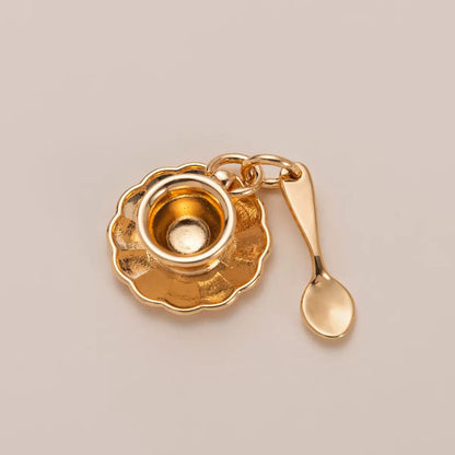 3D Gold Travel Charm | 9 City Memory Designs | DIY Mix & Match Necklace