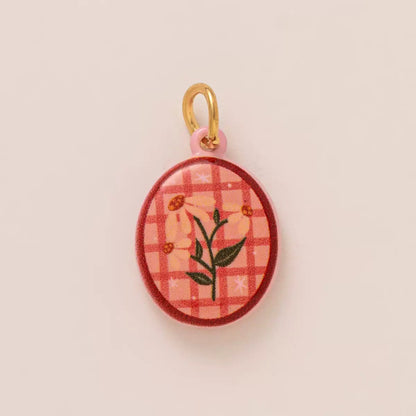 Hand-Painted Enamel Charm – DIY Jewelry Pendant (13 Styles)