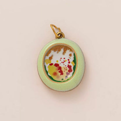 19 Illustrated Enamel Charm Pendants | Mushroom Strawberry Sardine Sun | DIY Jewellery Making Supplies