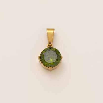 Mix & Match Carabiner Charm Necklace | DIY Gemstone Pendant – 18K Gold Plated