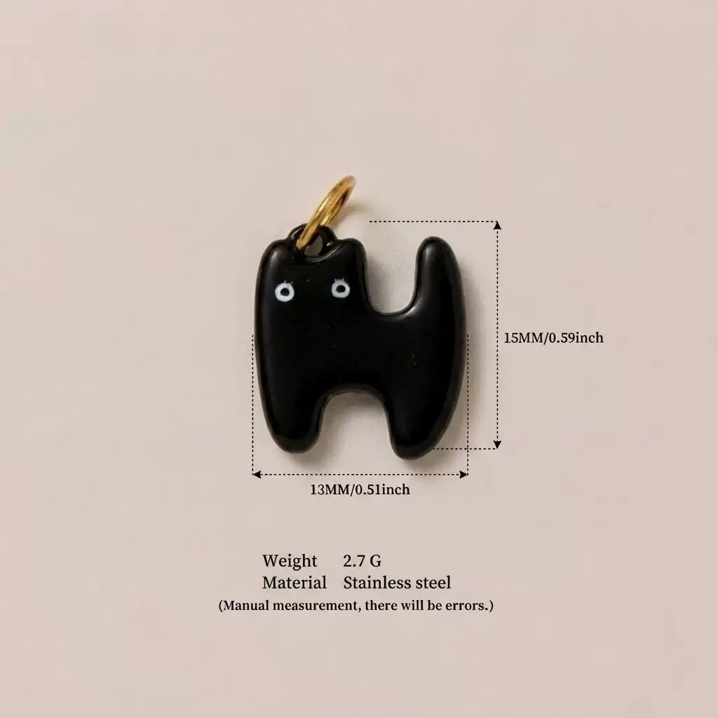 Cute 3D Cat Enamel Charm Pendant | Grey Tabby Calico Orange Cat | DIY Jewelry & Bag Charm Making