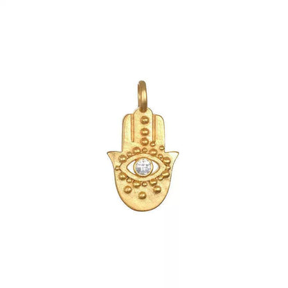 Gold Circle DIY Charm Necklace — Interchangeable Pendants | Original Design