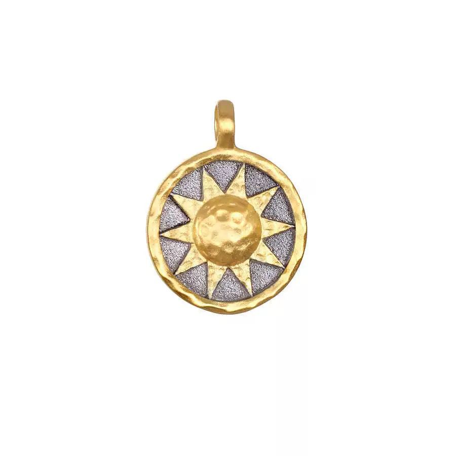 Gold Circle DIY Charm Necklace — Interchangeable Pendants | Original Design