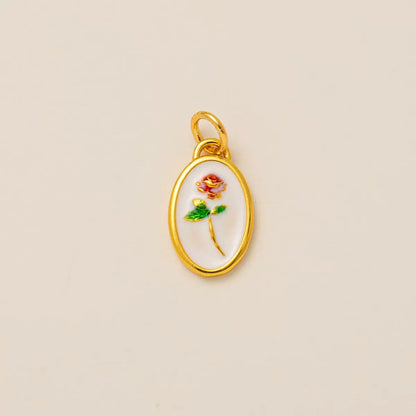 Gold DIY Charm Necklace | Paperclip Chain with Interchangeable Charms | Build Your Own Stack