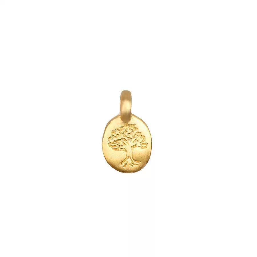 Gold Circle DIY Charm Necklace — Interchangeable Pendants | Original Design