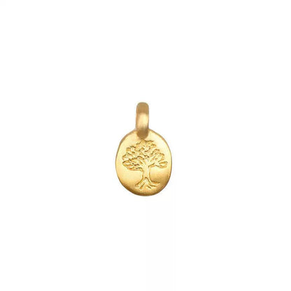 Gold Circle DIY Charm Necklace — Interchangeable Pendants | Original Design
