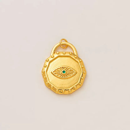 Gold DIY Charm Necklace | Paperclip Chain with Interchangeable Charms | Build Your Own Stack