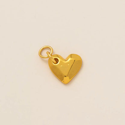 Gold DIY Charm Necklace | Paperclip Chain with Interchangeable Charms | Build Your Own Stack