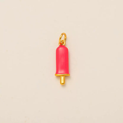 Gold DIY Charm Necklace | Paperclip Chain with Interchangeable Charms | Build Your Own Stack