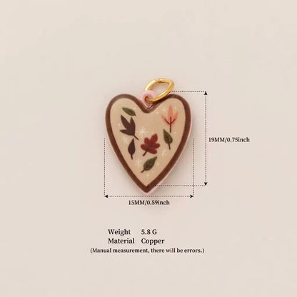 Hand-Painted Enamel Charm – DIY Jewelry Pendant (13 Styles)