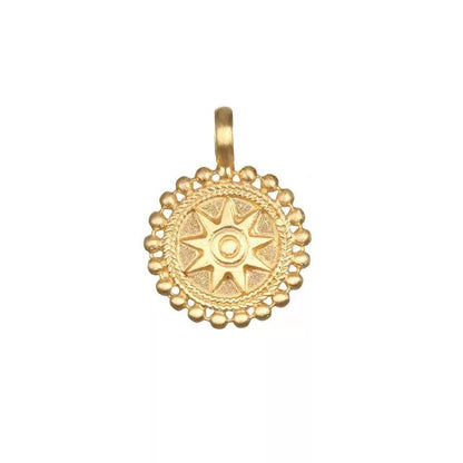 Gold Circle DIY Charm Necklace — Interchangeable Pendants | Original Design