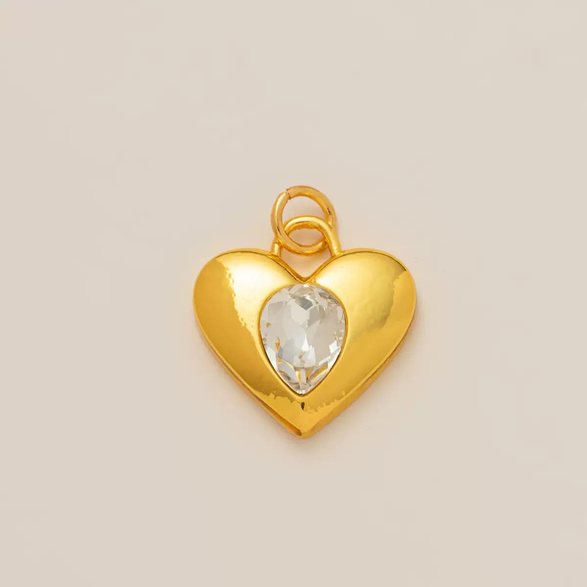 Gold DIY Charm Necklace | Paperclip Chain with Interchangeable Charms | Build Your Own Stack