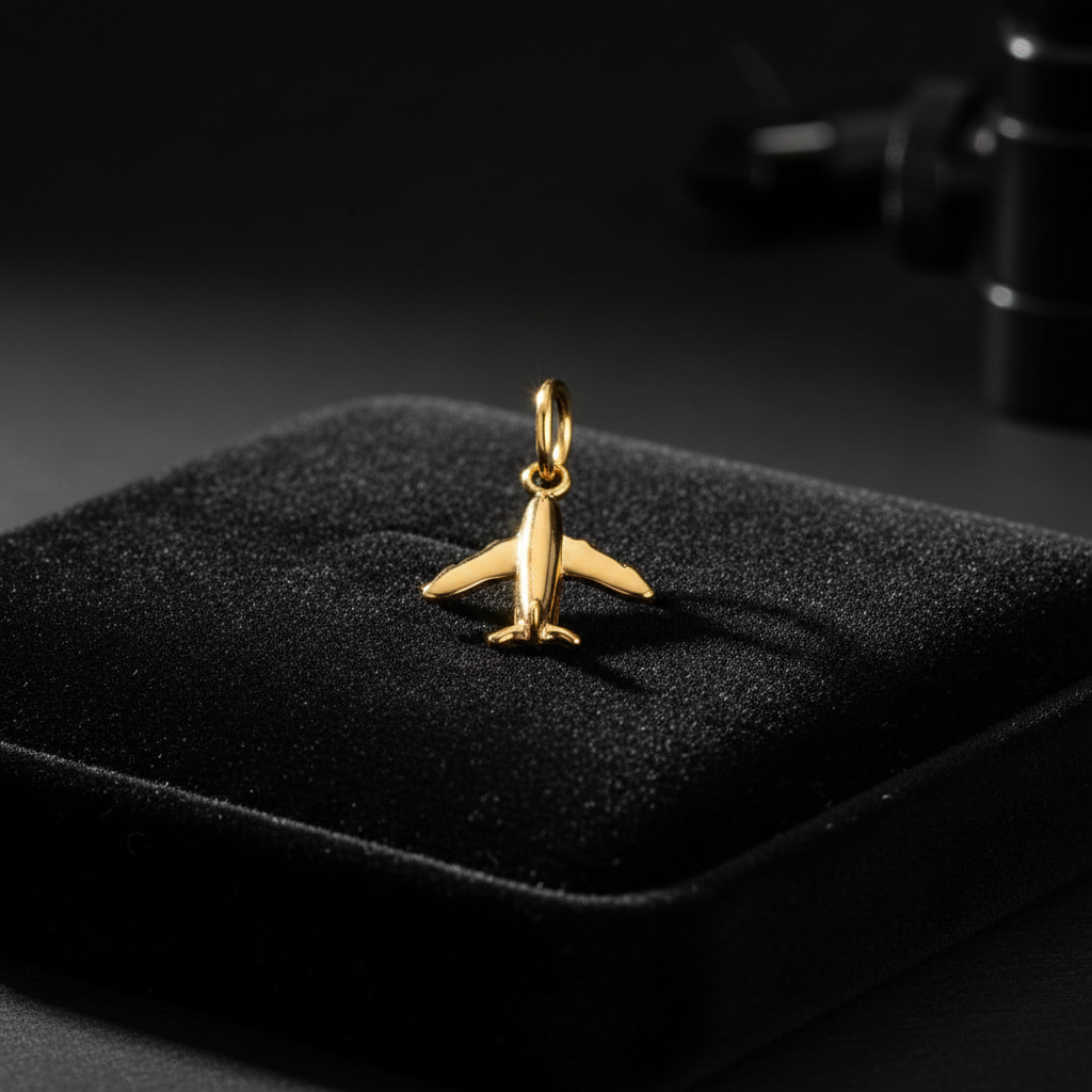 Airplane on velvet