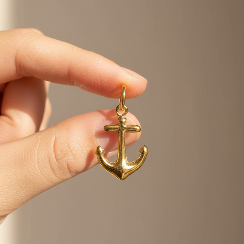 Anchor Charm - Hand Hold DIY