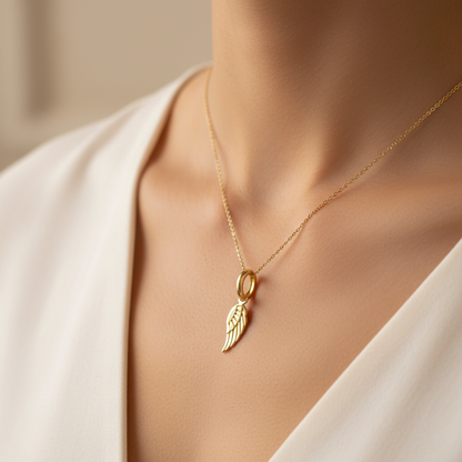 Angel Wing on model
