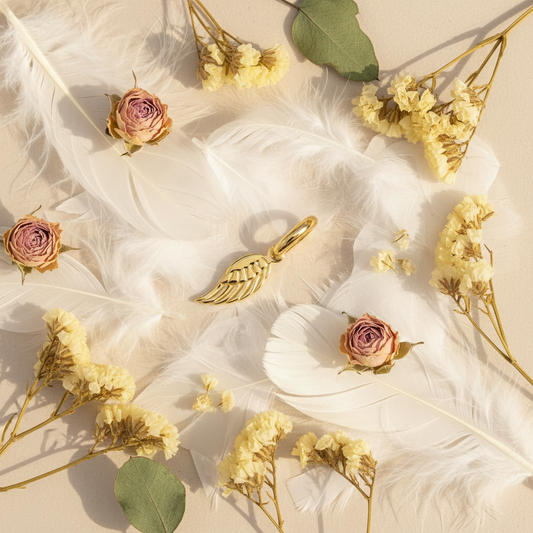 Angel Wing with feathers