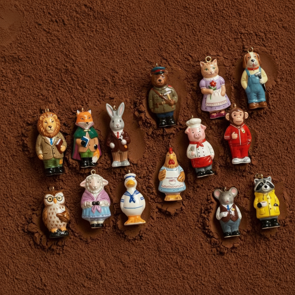 Animal Charms - Cocoa Perspective