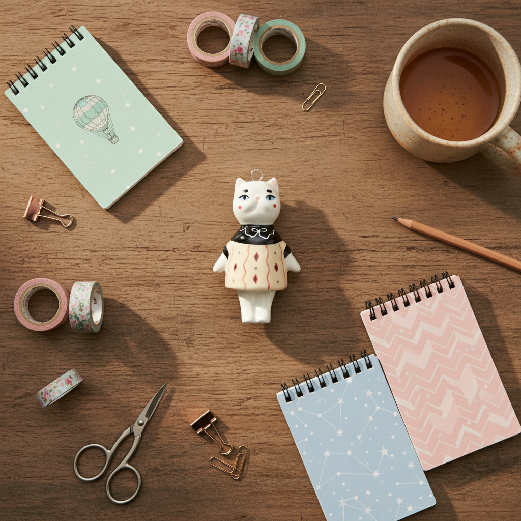 Argyle Cat - Stationery