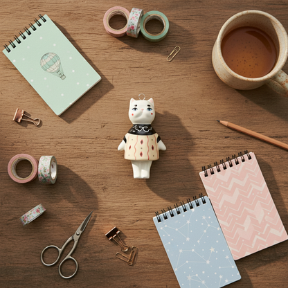 Argyle Cat - Stationery