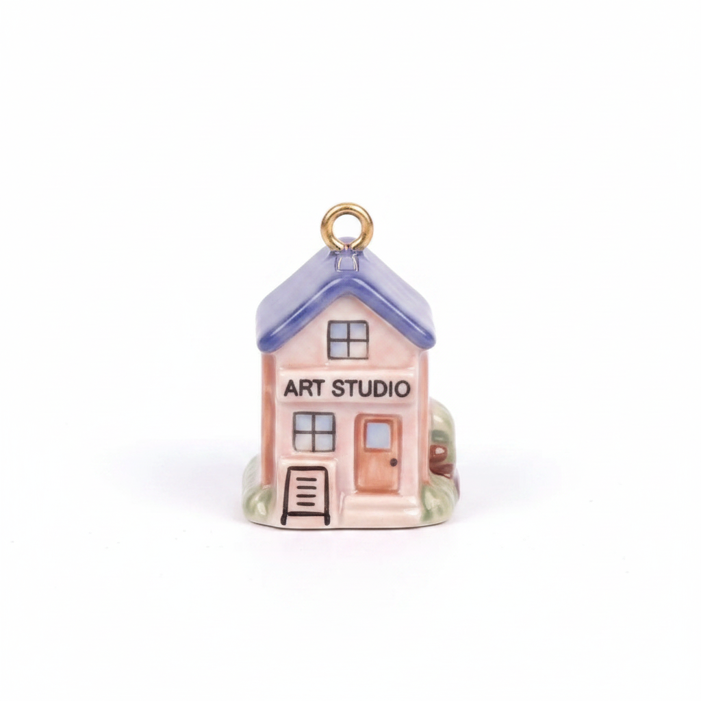 Art Studio Charm - Front White BG