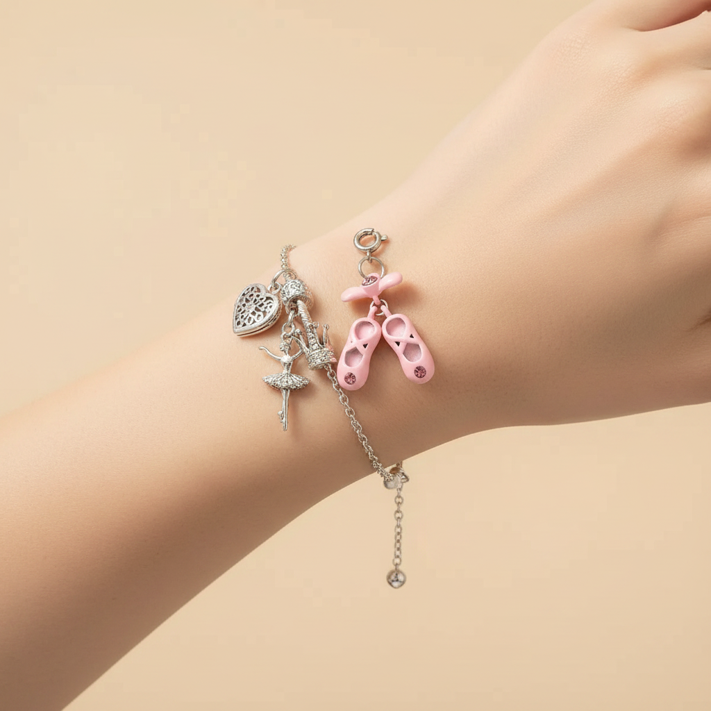 Ballet Charm Bracelet Wrist