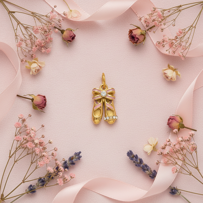 Ballet Charm - Flatlay Flowers