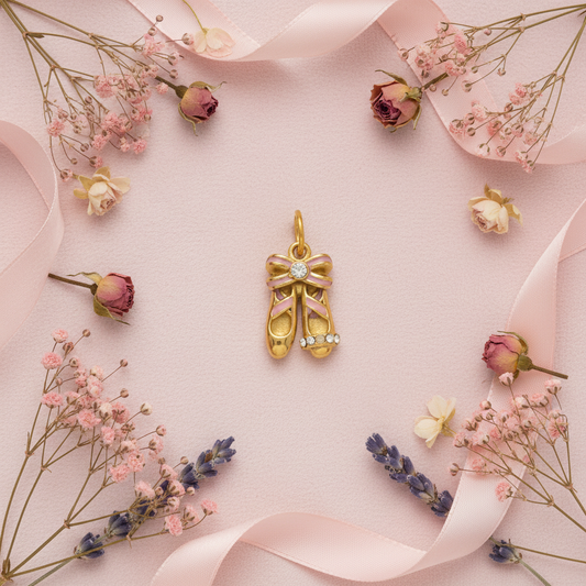 Ballet Charm - Flatlay Flowers