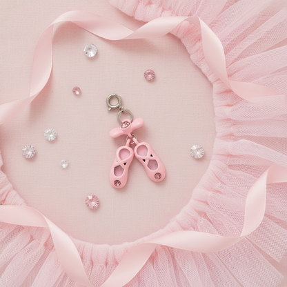 Ballet Charm Tulle Flatlay