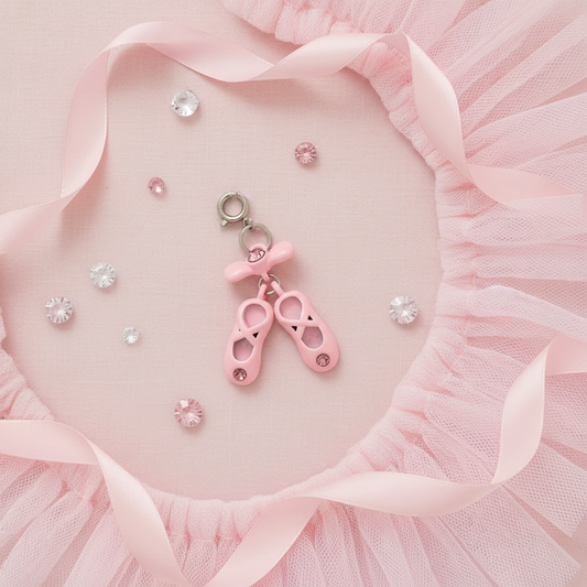 Ballet Charm Tulle Flatlay