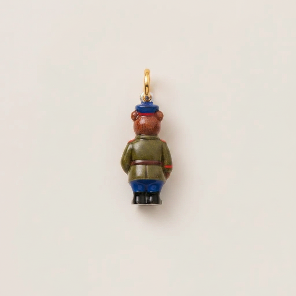 Bear Charm - Back View